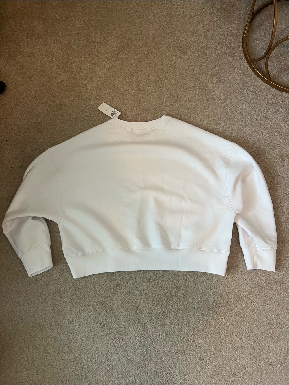 YPB neoKnit White Crewneck Sweatshirt - Picture 4 of 5